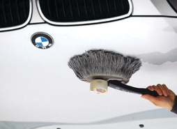 Soft duster removing surface dirt