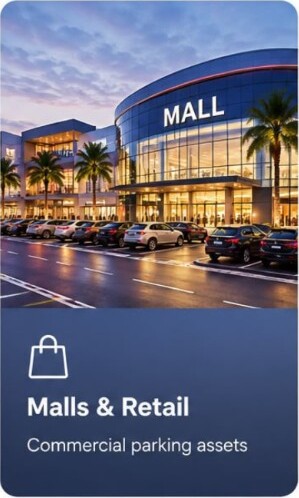 Malls and Retail - Commercial parking assets