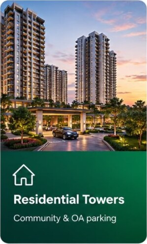 Residential Towers - Community and OA parking